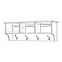 Prepac™ Sonoma Entryway Cubbie Shelf, 48" x 11.5", White~#|#~m003905319_sc7