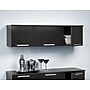 Prepac™ Coal Harbor Wall Mounted Hutch, 13"H x 47.25"W x 12"D, Black~#|#~m003905320_sc7