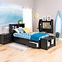 Prepac 42'' W L-Shape Metal Contemporary Wall Mounted Desk, Black (BEHW-0200-1)~#|#~m003905377_sc7