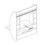 Prepac 42'' Wall Mounted Floating Desk with Storage, Espresso (EEHW-0200-1)~#|#~m003905383_sc7
