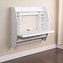 Prepac 42" Wall Mounted Floating Desk with Storage, White (WEHW-0200-1)~#|#~m003905385_sc7
