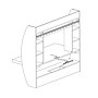 Prepac 42" Wall Mounted Floating Desk with Storage, White (WEHW-0200-1)~#|#~m003905387_sc7