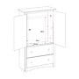 Prepac™ Sonoma Composite Wood 2 Drawer Armoire, Black~#|#~m003905419_sc7