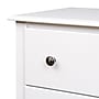 Prepac™ 28" Monterey Tall 2 Drawer Nightstand With Open Shelf, White~#|#~m003905434_sc7