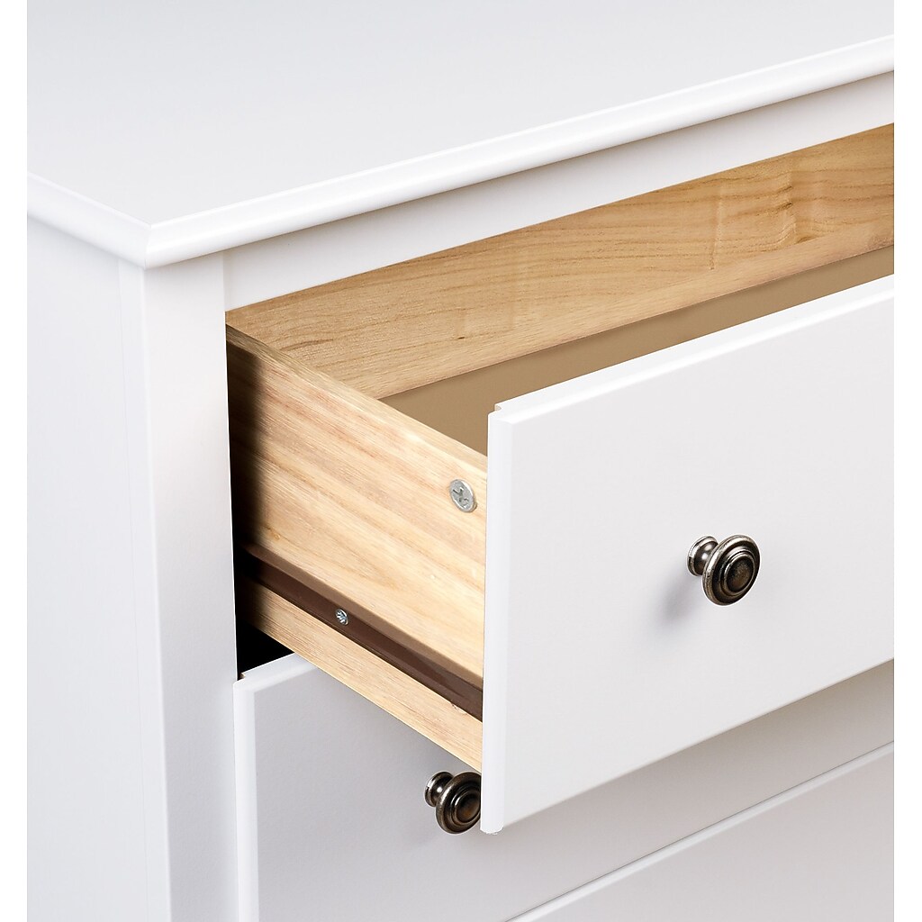 Open drawer showing wooden interior