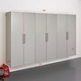 Prepac™ HangUps 108" Laminate 3 Piece Storage Cabinet Set E, Light Gray~#|#~m003905861_sc7