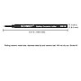 Schmidt 888 Safety Ceramic Rollerball Plastic Tube Refill, Fits Universal Pens, Medium, Black, 2 Pack (SC58111)~#|#~m003909897_sc7