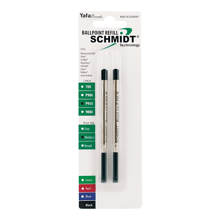Schmidt P950 Megaline Pressurized Ballpoint Refill, fits Parker