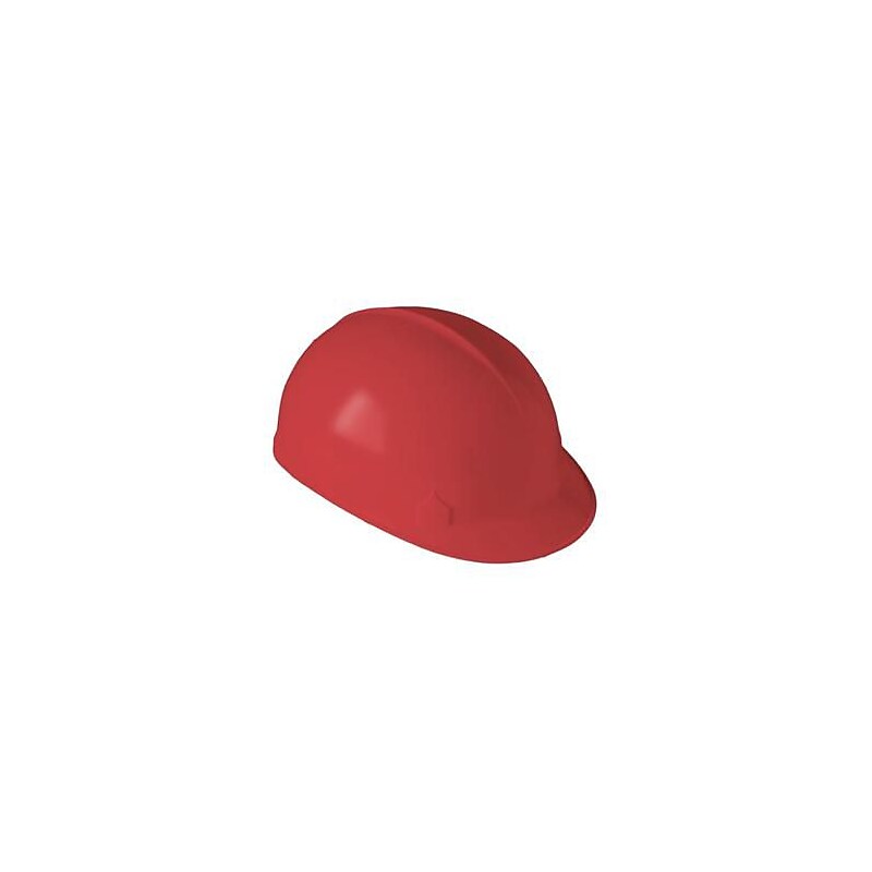Jackson Safety HDPE 4-Point Pinlock Suspension Short Brim Bump Cap, Red (14815) image 1