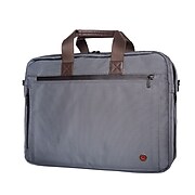 Token Lawrence Laptop Bag Large With Back Zipper Grey (TK-445Z GRY)