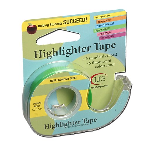 Shop Staples for Removable Highlighter Tape, 3"W x 4"L, Green, Bundle