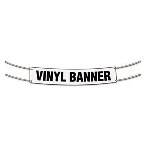 Shop Staples For Cosco Blank Banner 2 X 4 Vinyl White 98183