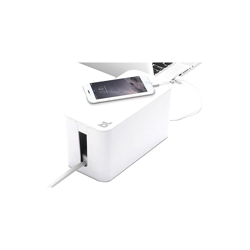 Bluelounge Mini CableBox, 9 1/4", White image 1