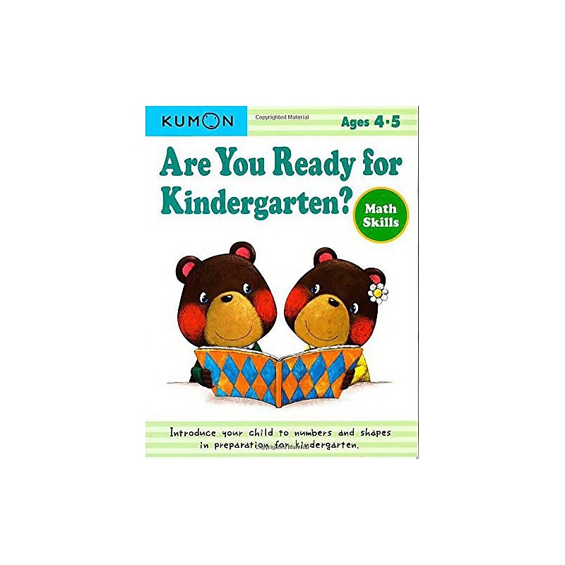 "Are you Ready for Kindergarten?: Math Skills" Paperback Book, Preschool - Kindergarten (968833) image 1