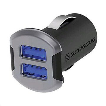 Scosche reVOLT Lightning Car Charger for Universal, Black (USBC242MSG)