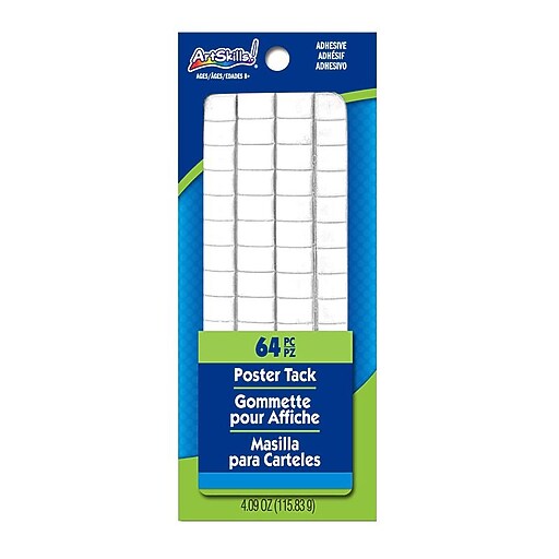 ArtSkills® Poster Tack, Blue, 64/Pack (PA1231) Staples