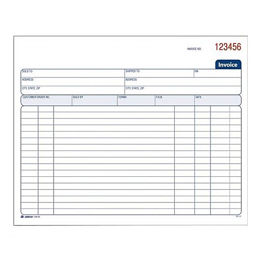 TOPS™ Carbonless Invoice Book, 2Part, 50 Sheets/Book (D8740) at Staples