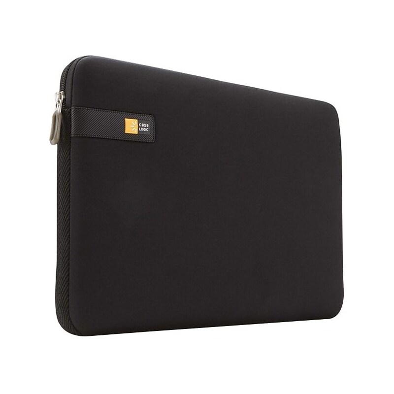 Case Logic 17" Laptop Sleeve, Black, 10 1/2"H x 15 1/2"W x 1"D image 1