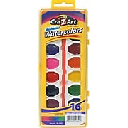 Cra-Z-Art Watercolors Paint, Non-Toxic, Washable, 16/Pack (10652-36)