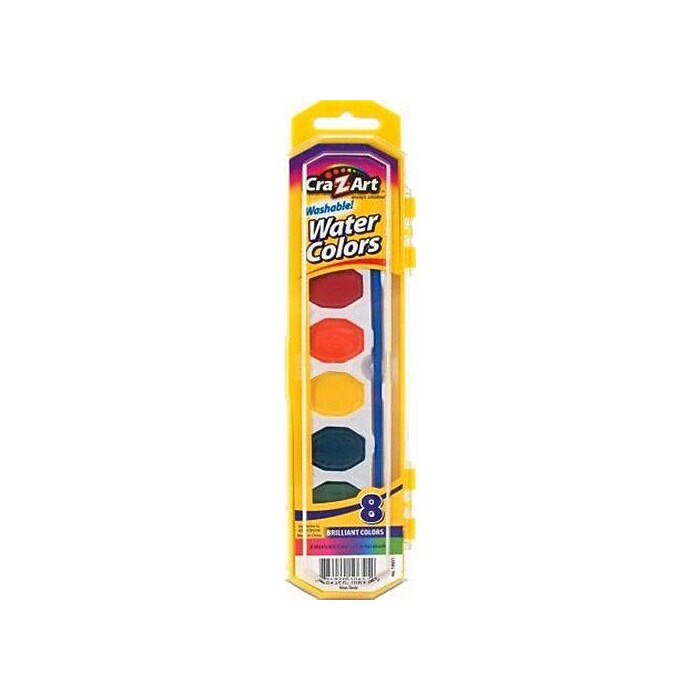Cra-Z-Art® Watercolors Paint, Non-Toxic, Washable, 8/Pack (10651