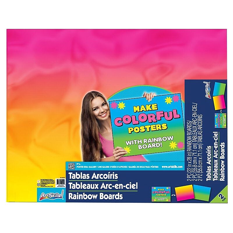 ArtSkills Rainbow Board, 22" x 28" (PA-1421) image 1