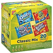 Nabisco Lunch Variety Snack Pack, Single Serve, Classic Mix, 20/Pack (MOND04100)