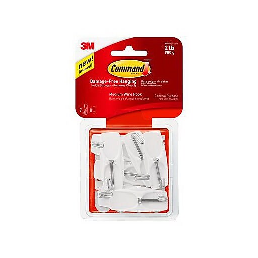 Command™ Medium Wire Toggle Hook Value Pack (17065-VPES) | Staples