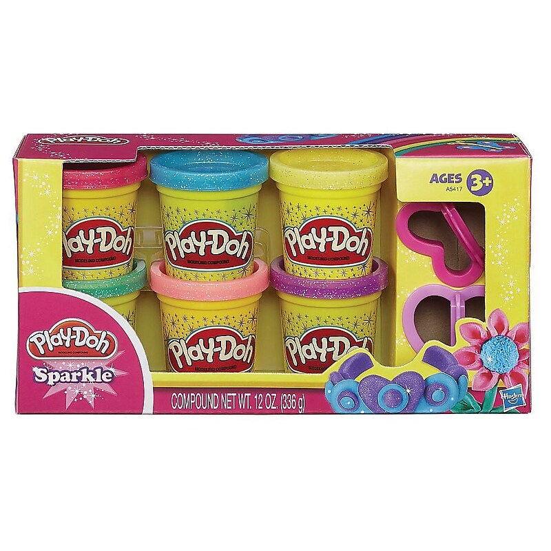 Hasbro A5417 Play-Doh Sparkle Compound Collection, 12 oz. image 1