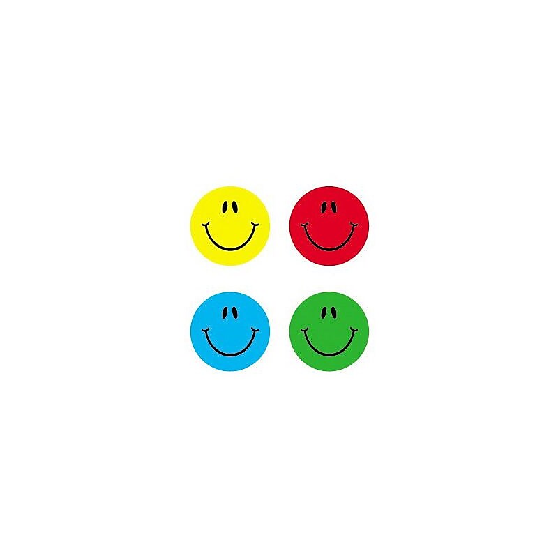 Carson Dellosa Smiles Chart Seal, Multicolor, 0.375", 810/Pack (2173) image 1
