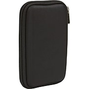 Case Logic Portable Hard Drive Case, Black, 5.75"H x 3.75"W x 1.6"D (3201253)