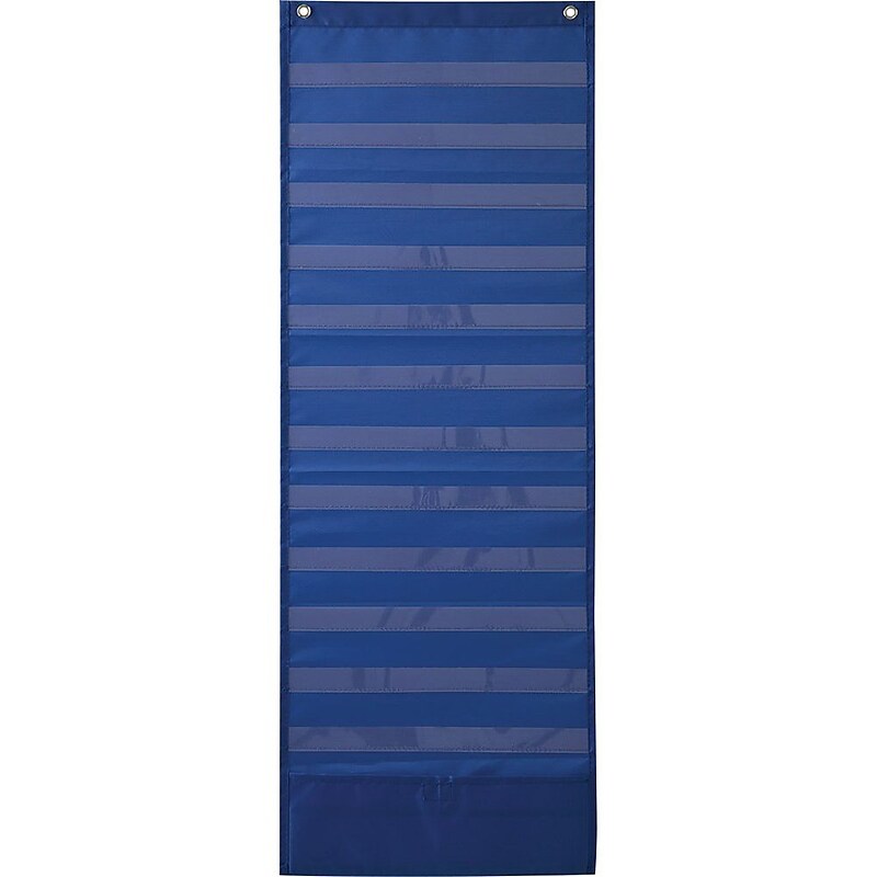 Carson Dellosa™ Deluxe Scheduling Pocket Chart, Blue (158031) image 1