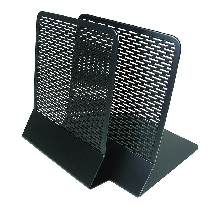 Artistic Urban Collection Metal Book Ends, 6.5"H, Black (AOPART20008) image 1