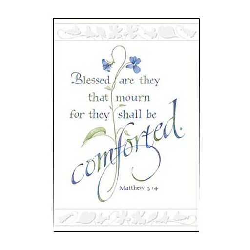 Shop Staples For Hallmark Sympathy Greeting Card Blessed Are They