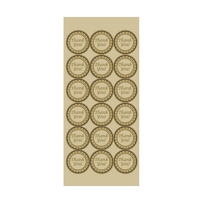 Royal Consumer Geographics Certificate Seals, Gold Foil, 56/Pack (48480) image 1