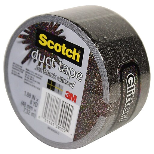 3M™ Scotch® Duct Tape, 8 yds., Black (908BLKGLRC) at Staples