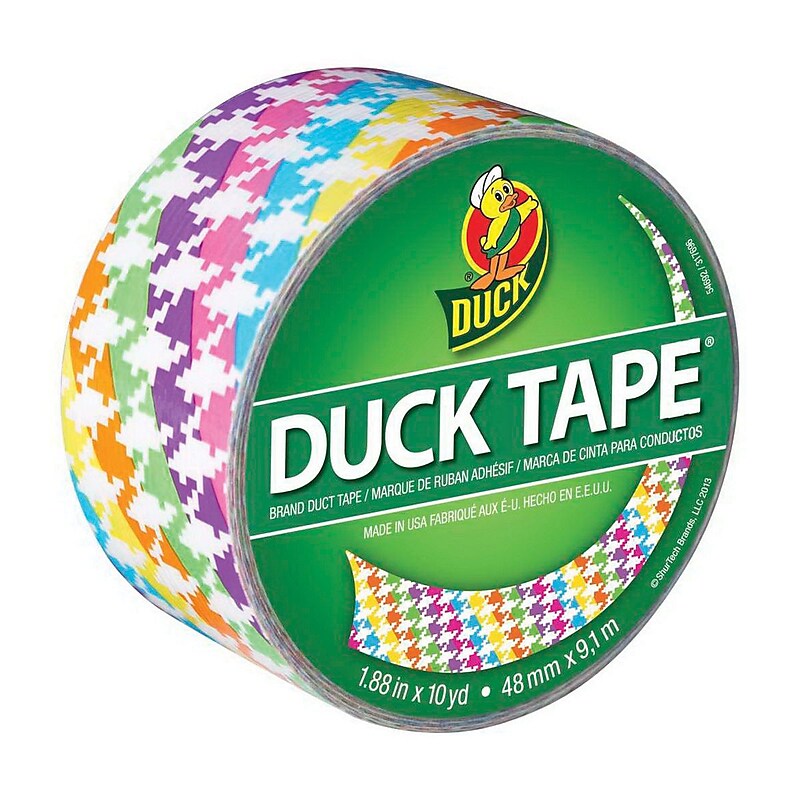 Duck® Printed Duct Tape, 10 yds. Neon (282595) image 1