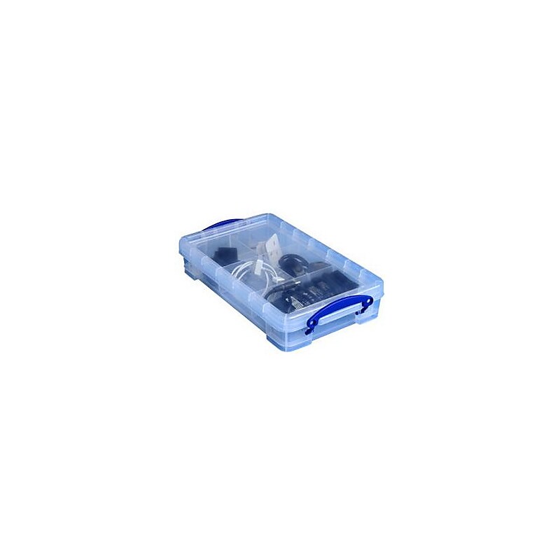 Really Useful Box® 2.5 Liter with tray,  Clear (2.5CL) image 1