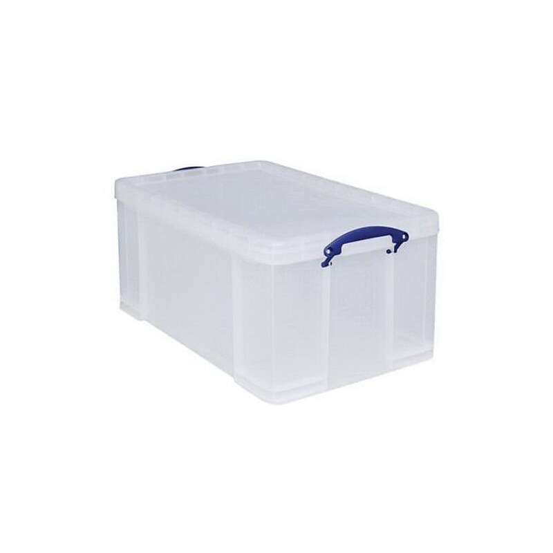 Really Useful 64 L Storage Box, Clear (64C) image 1
