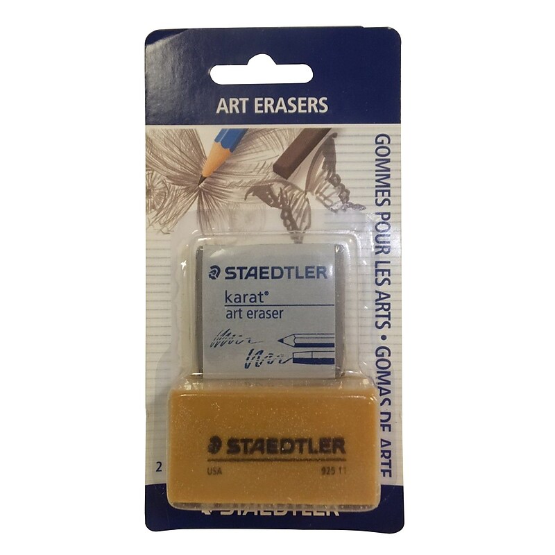 Staedtler Assorted Eraser, Assorted Colors, 2/Pack (525925 BK2) image 1