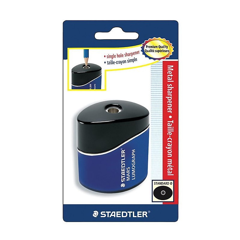 Staedtler Lumograph Pencil Sharpener Blue 2 1/2" (511 100 BK) image 1