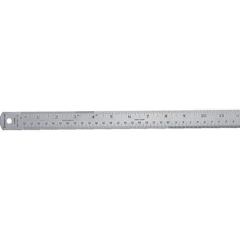 Staedtler Ruler Silver 12" (963 53-12BK) image 1