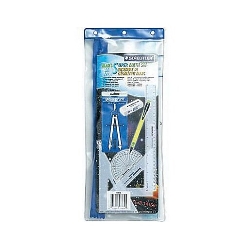 Staedtler Super Math 8-Piece Set, Flexible Plastic (559 86 NA