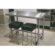 A Line by Advance Tabco Prep Table by