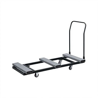 Buffet Enhancements 74'' x 37'' x 32'' Rectangular Folding Table Dolly
