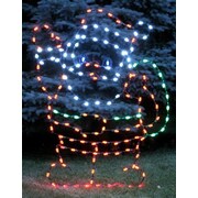 Queens of Christmas Waving Santa Claus LED Light Christmas Decoration