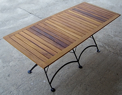 Furniture Designhouse European Caf 32'' x 72'' Folding Table