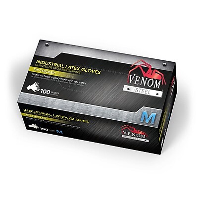 UPC 888277363154 product image for Venom Steel Industrial Latex Gloves Medium 100ct | upcitemdb.com