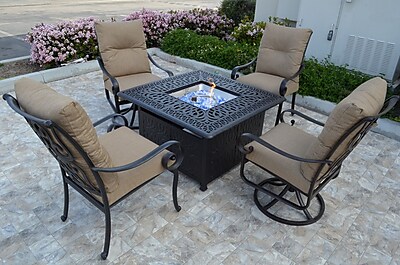 K B Patio Florence 5 Piece Conversation