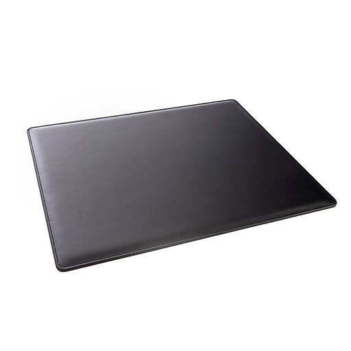 Royce Leather Leather Desk Pad, 17" x 14", Black (775BLACK6) Staples