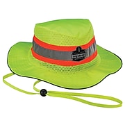 Ergodyne® Chill-Its 8935MF Evaporative Hi-Vis Ranger Hat with Microfiber, Lime, S/M